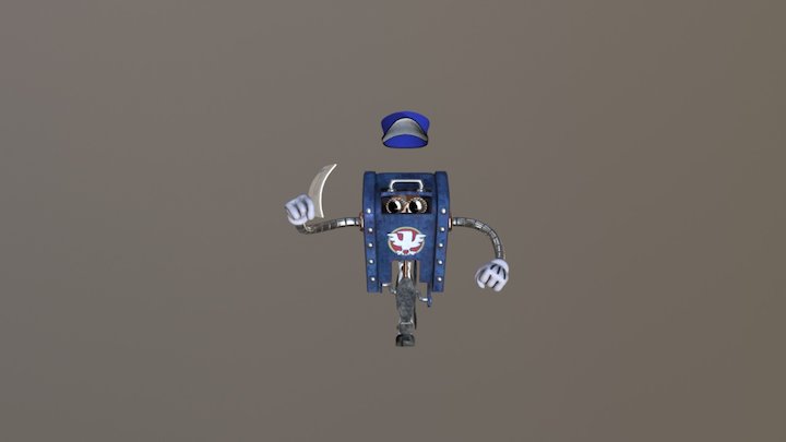 Mailbot 3D Model
