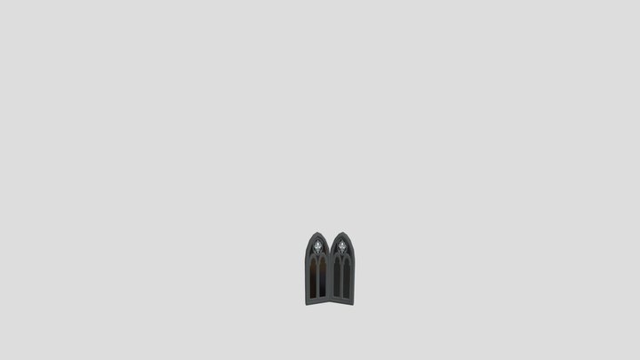 Gothic Room Divider 3D Model