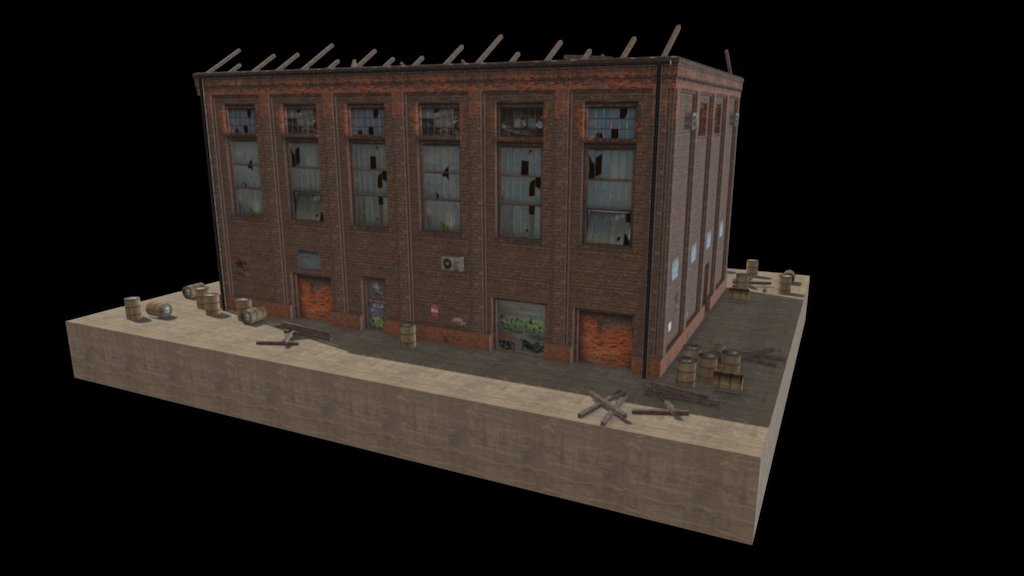 Old Warehouse - 3D model by viktorpramberg (@raxzed) [62e1bed] - Sketchfab