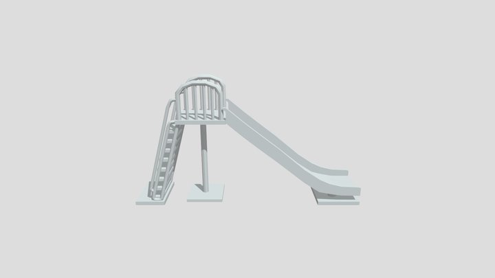 Low Poly Slide 3D Model