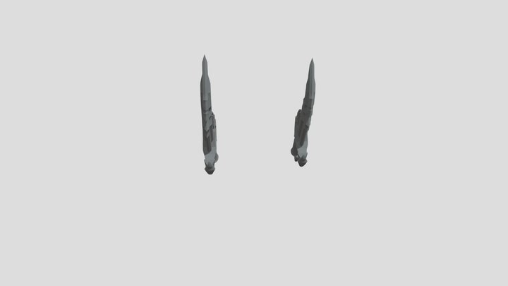 Blades Of Chaos 3D Model