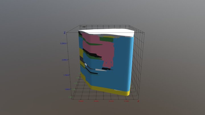 Lithology Model 3D Model