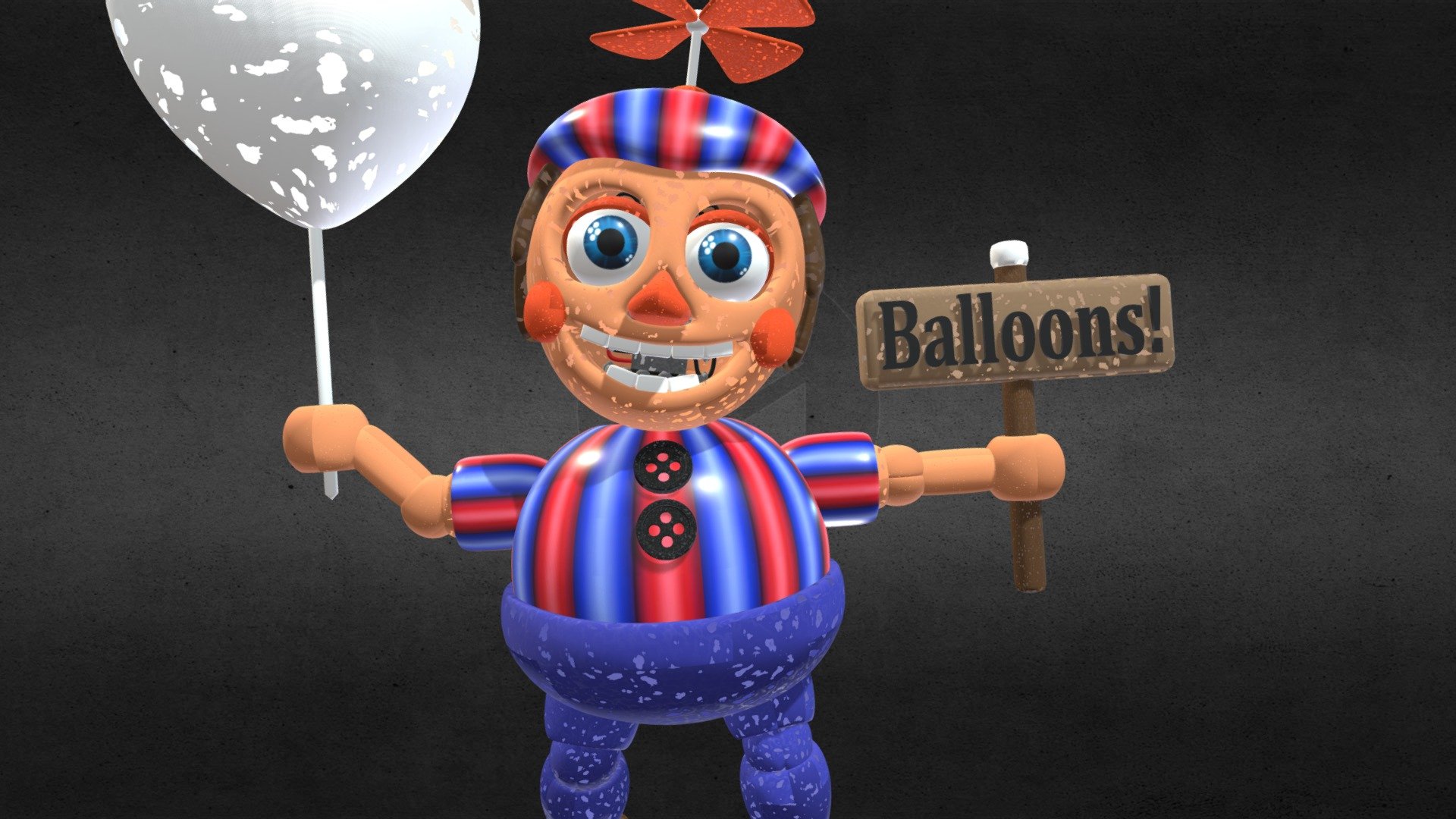 Balloon Boy inaccurate - Download Free 3D model by Freddy VR p3d 3D ...