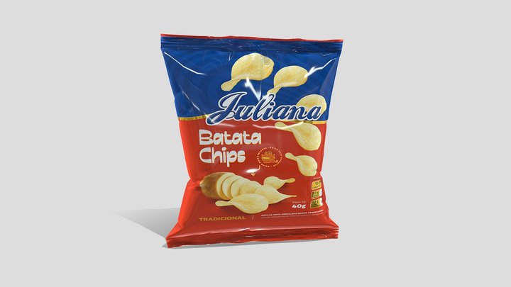 BATATA CHIPS JULIANA 3D Model