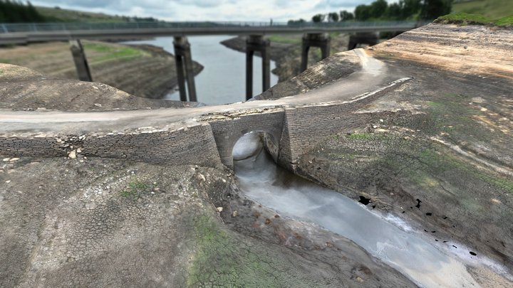 Baitings Dam Bridge 3D Model