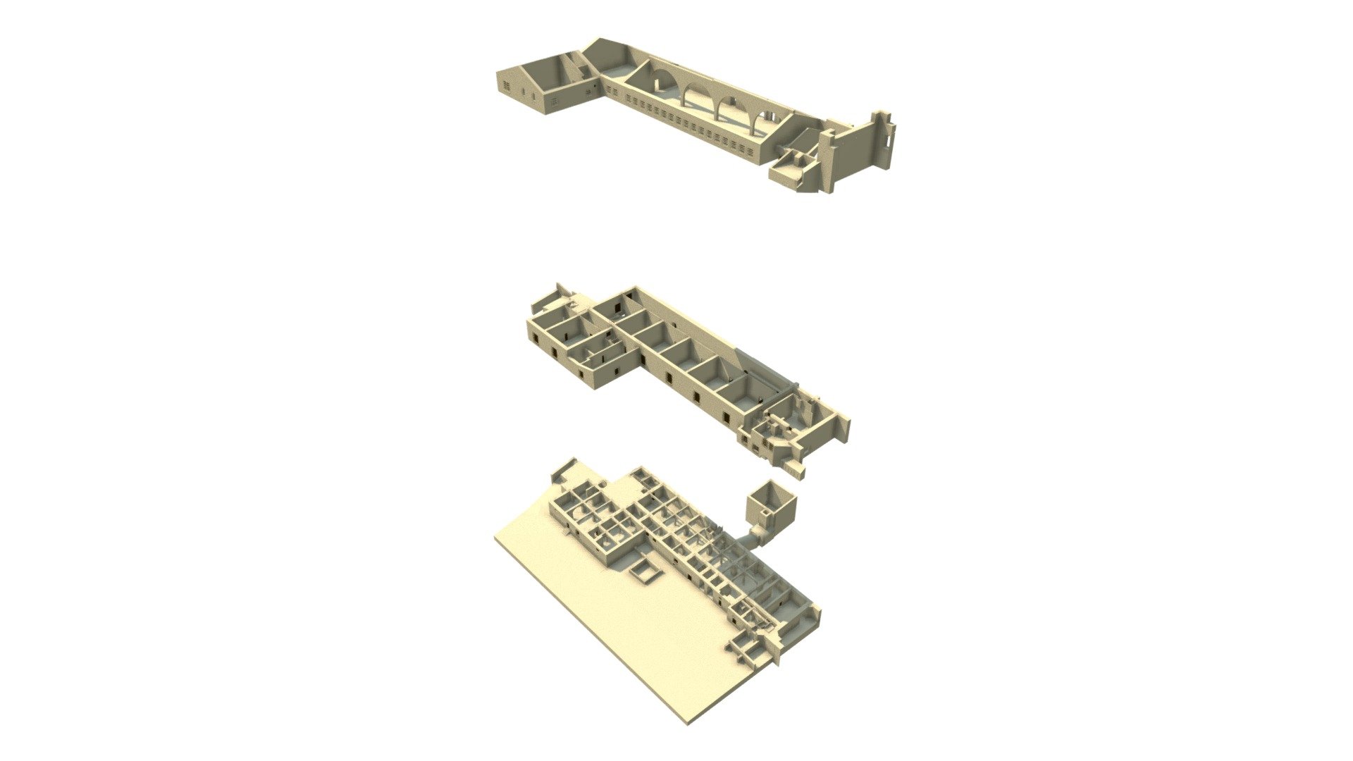 2B2 s.XVII coberta Monestir Pedralbes — Sketchfab embed 3D viewer