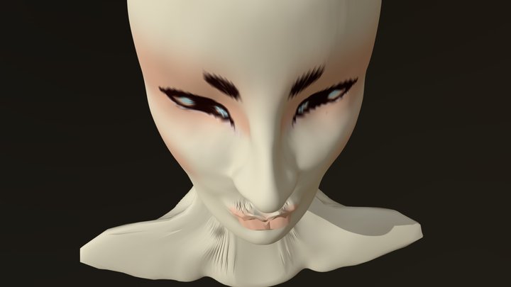 This time I'm sure is a face 3D Model