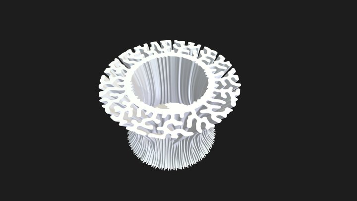 Coral Planter 3D Model
