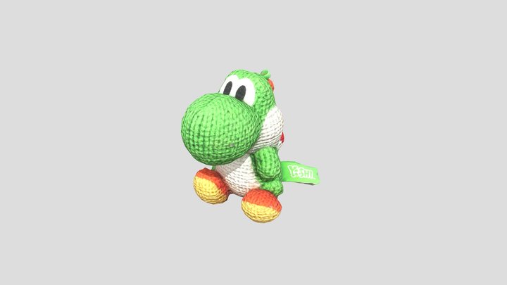 Yoshi Scan - Low Poly 3D Model