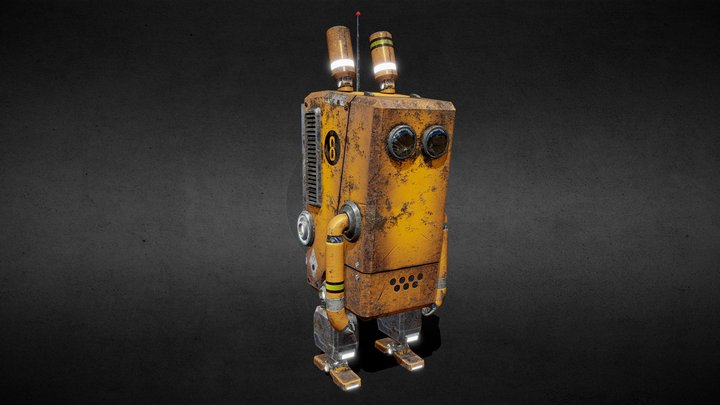 Robot n°8 3D Model