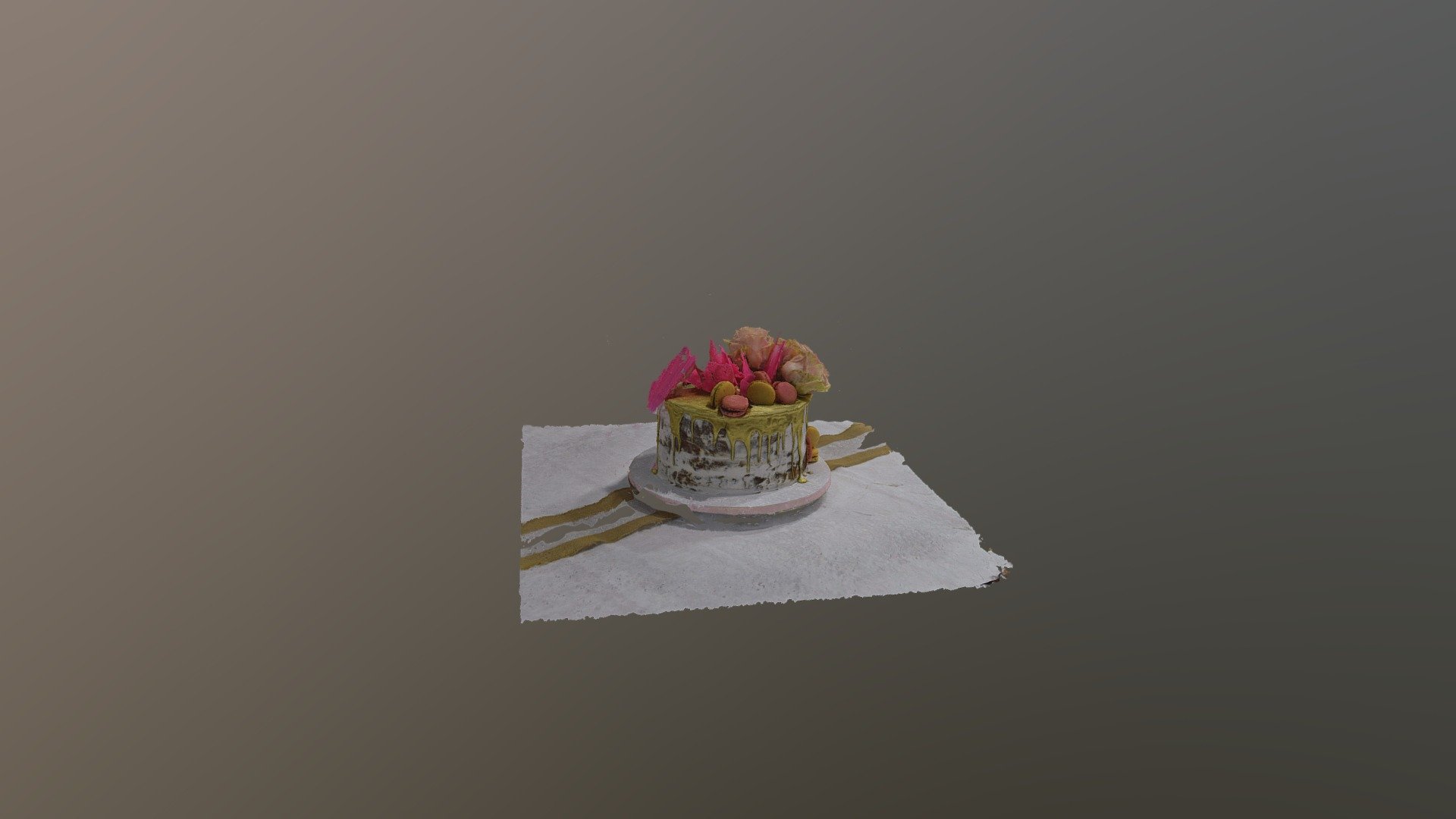 Cake photogrammetry test
