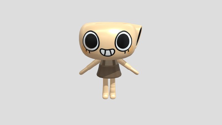 Shelly_official_-_dandys_world_G 3D Model