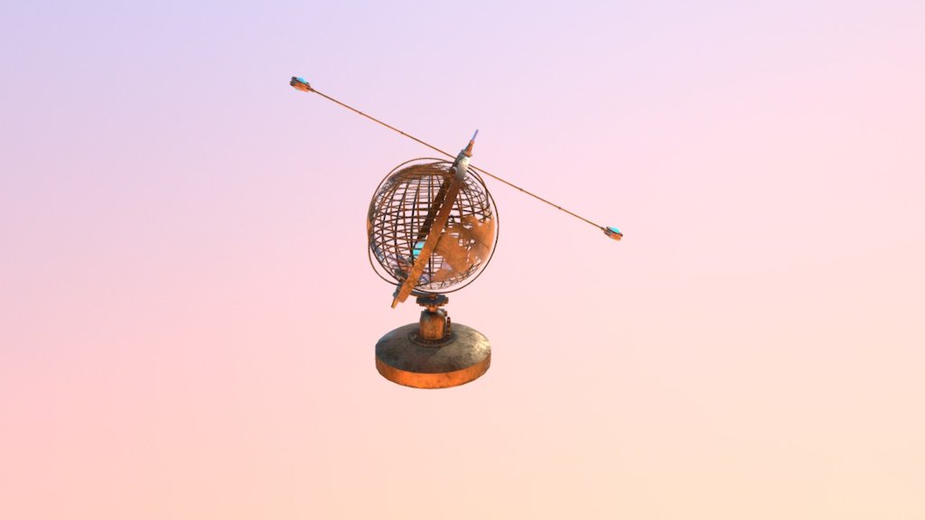 globe test 02 - 3D model by Brinsley [62edbb4] - Sketchfab