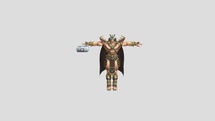 Shao Khan Color 1 3D Model