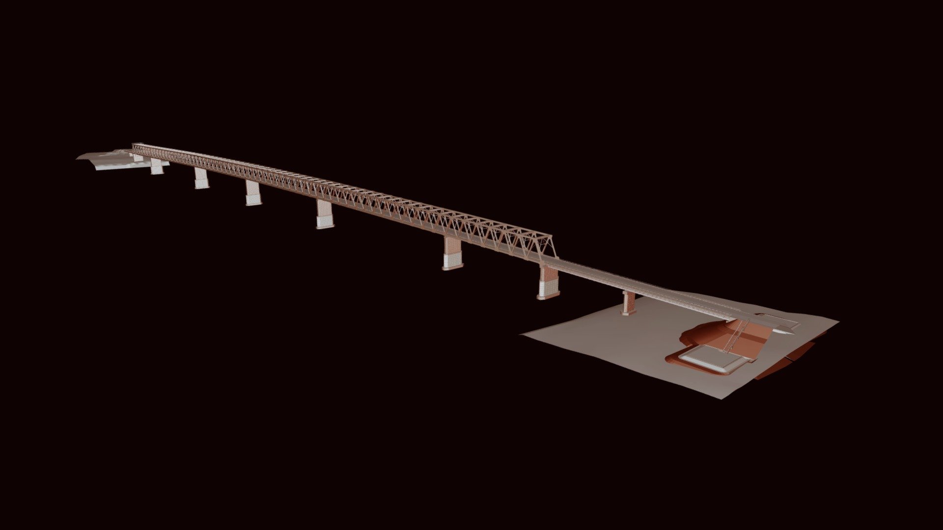 bridge - 3D model by shartal [62ee0b8] - Sketchfab