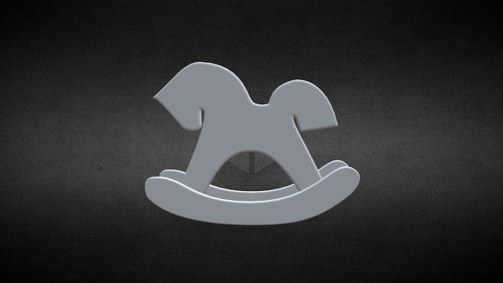 Pony Toy (mesh) 3D Model