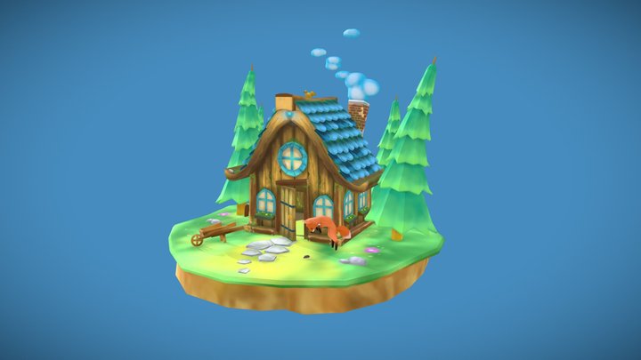 Cabin In The Woods 3D Model