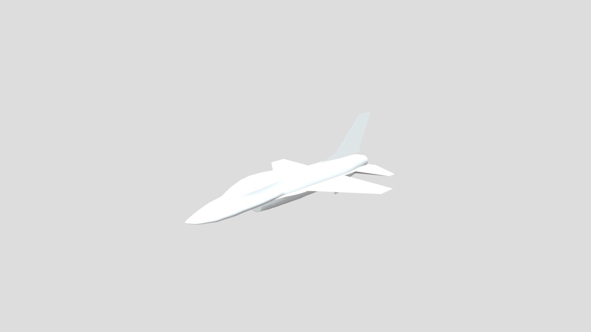 General Dynamics F16 (non textured) - Download Free 3D model by Walter ...