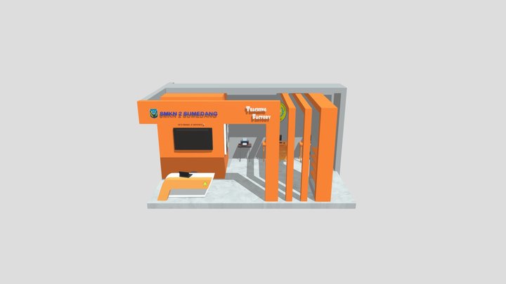 Teaching Factory booth Gridas 3D Model