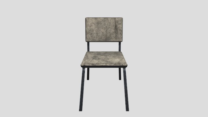 Dirty Office Chair 3D Model