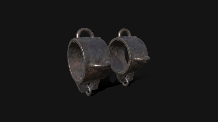Medieval Cuffs 3D Model