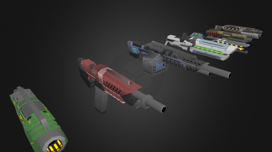 midcore game weapon design - 3D model by 3dsifu [62f532d] - Sketchfab