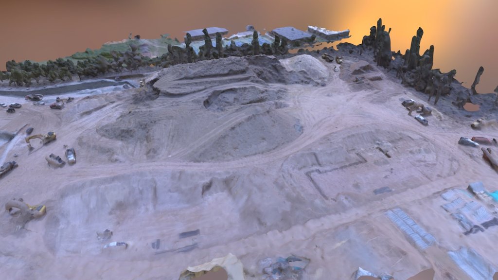 Alston Village Volume 3D Mesh