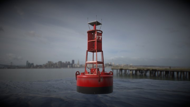 Harbor Navigation Buoy 3D Model