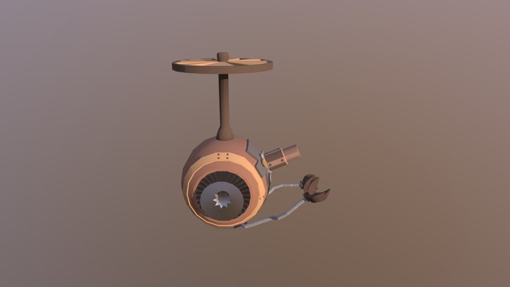 Steampunk Drone 3D Model
