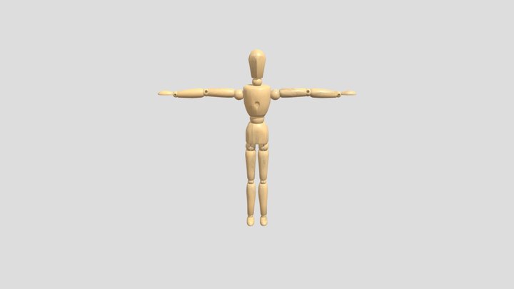 Rigged Mannequin – Modèle 3D gratuit STL