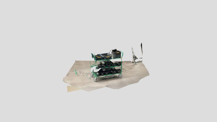 EVE Labs equipment rack 3D Model