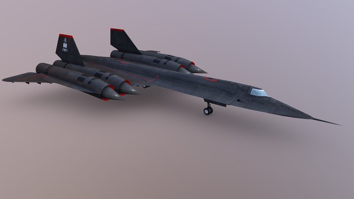 SR-71 3D Model
