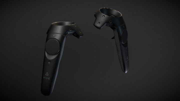 HTC Vive Controller 3D Model