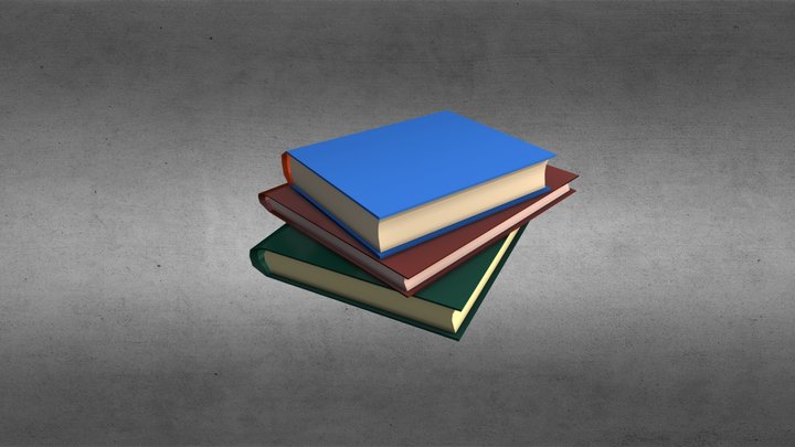 Books 3D Model