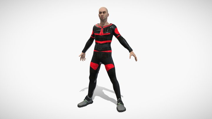 Hero Bodysuit ( Rigged & Blendshapes ) 3D Model