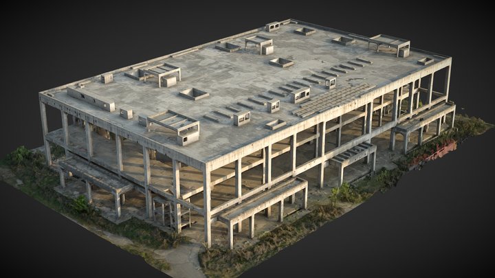 Construction site, building site, architecture 3D Model