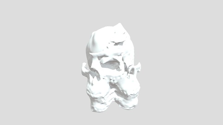 Double Skull 3D Model