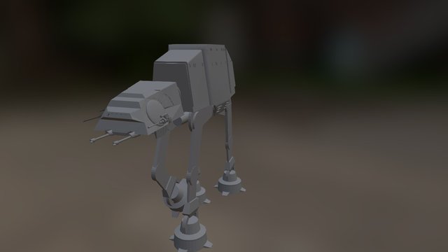 Star Wars AT-AT Walker (work in progress) 3D Model
