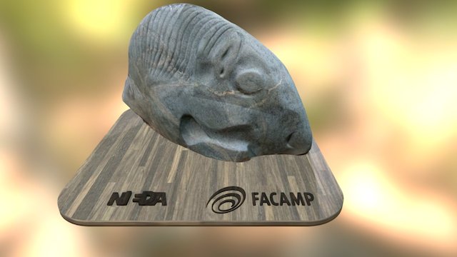 Escultura - Peixe Cavalo 3D Model