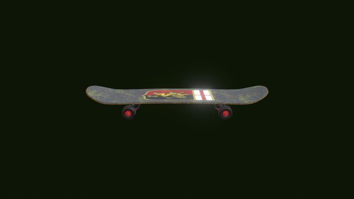 patineta 3D Model