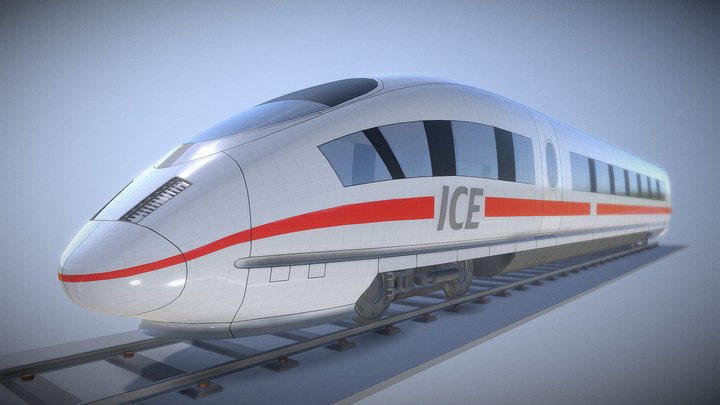 High-speed-train 3D models - Sketchfab