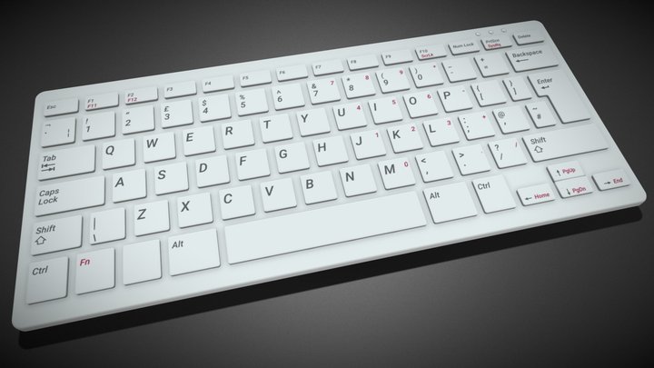 [Commission] RPI 400 Keyboard 3D Model