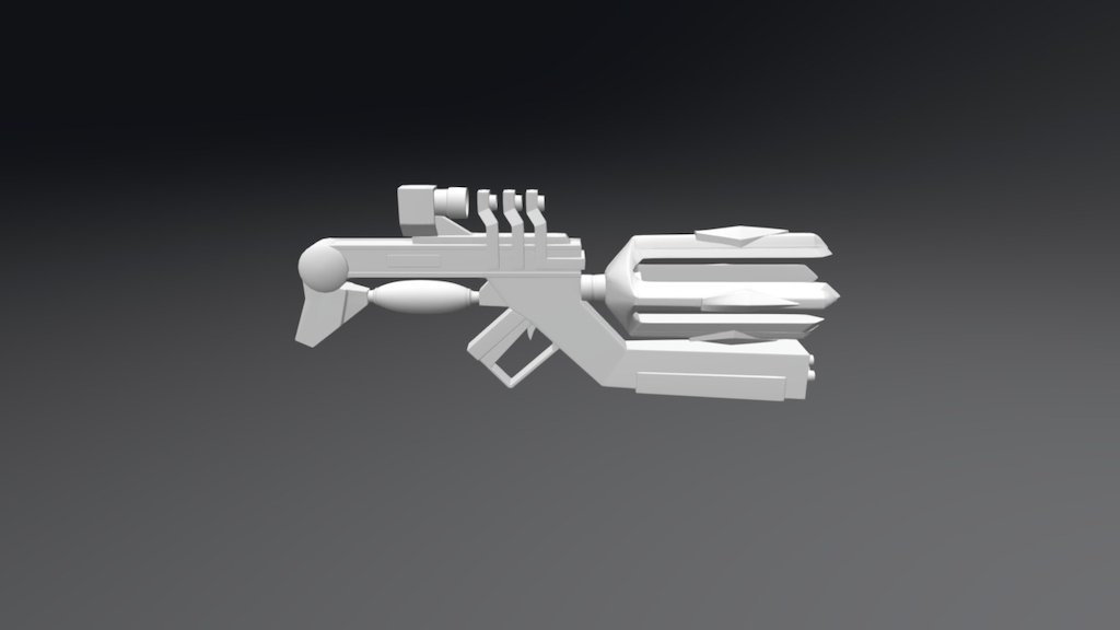 weapon_white shaded_high poly