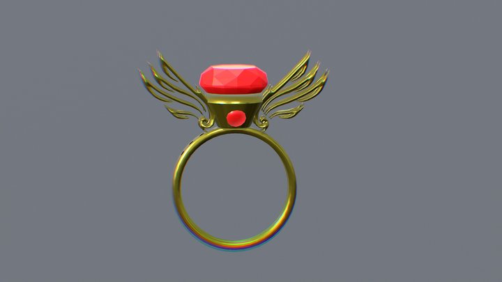 Gold Ring 3D Model