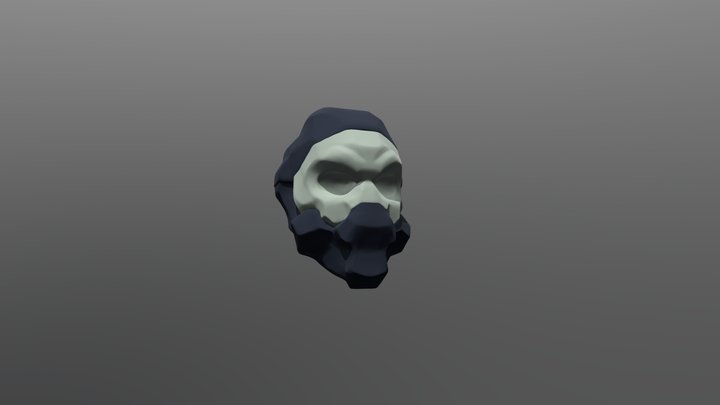Sci Fi helmet (Blockout sculpt) 3D Model