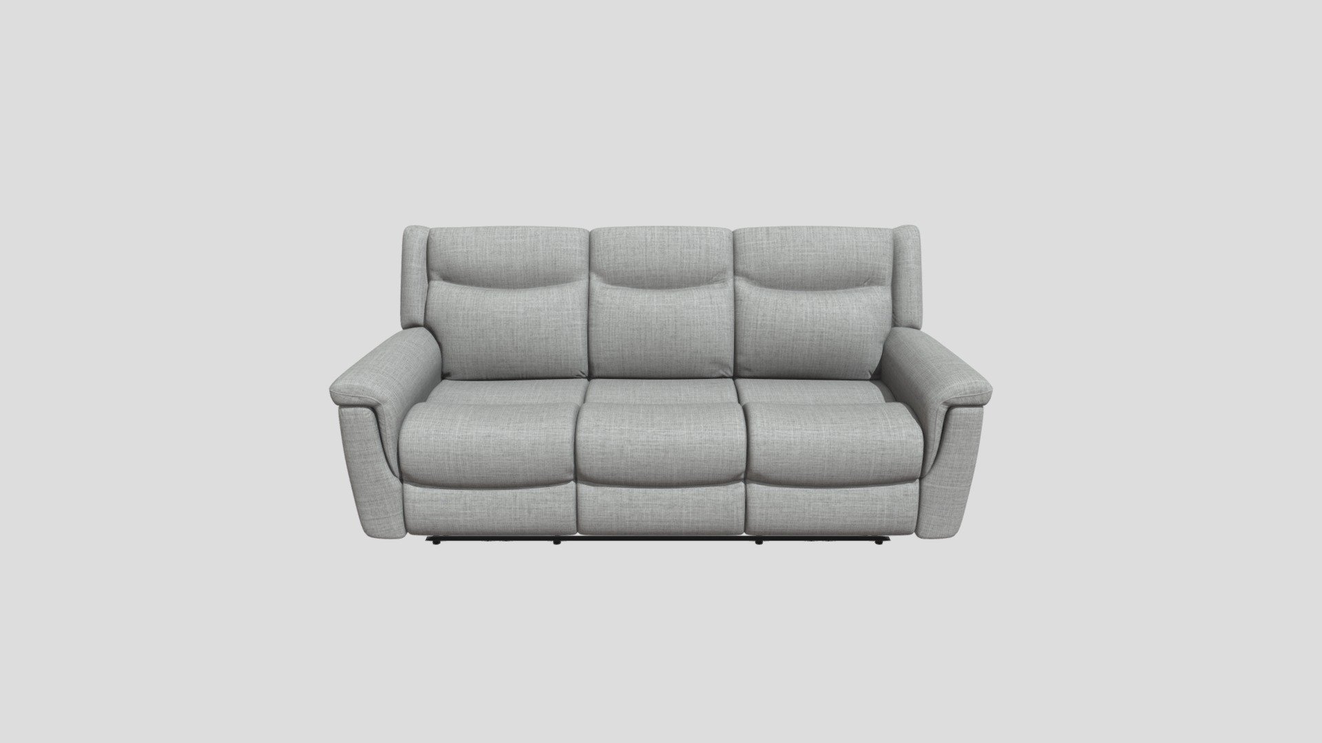 3 Seater Fabric Sofa — Sketchfab embed 3D viewer