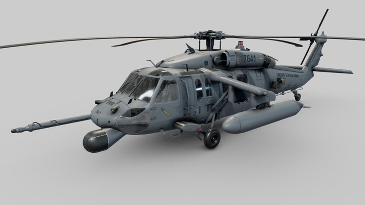 Sikorsky HH-60 Pave Hawk 3D Model