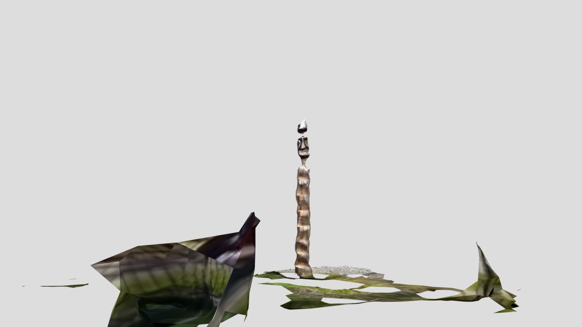 Figura Ceremonial mapuche (Rehue)