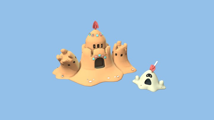 Sandygast and Palossand 3D Model