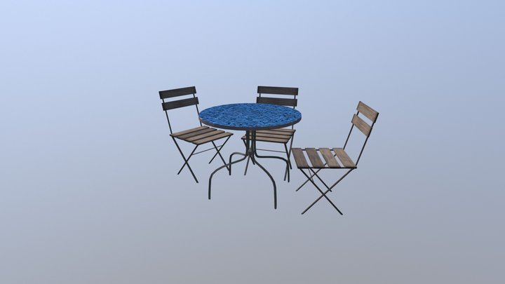 Prop Table 3D Model